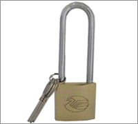 Thick Gloss Brass Padlock